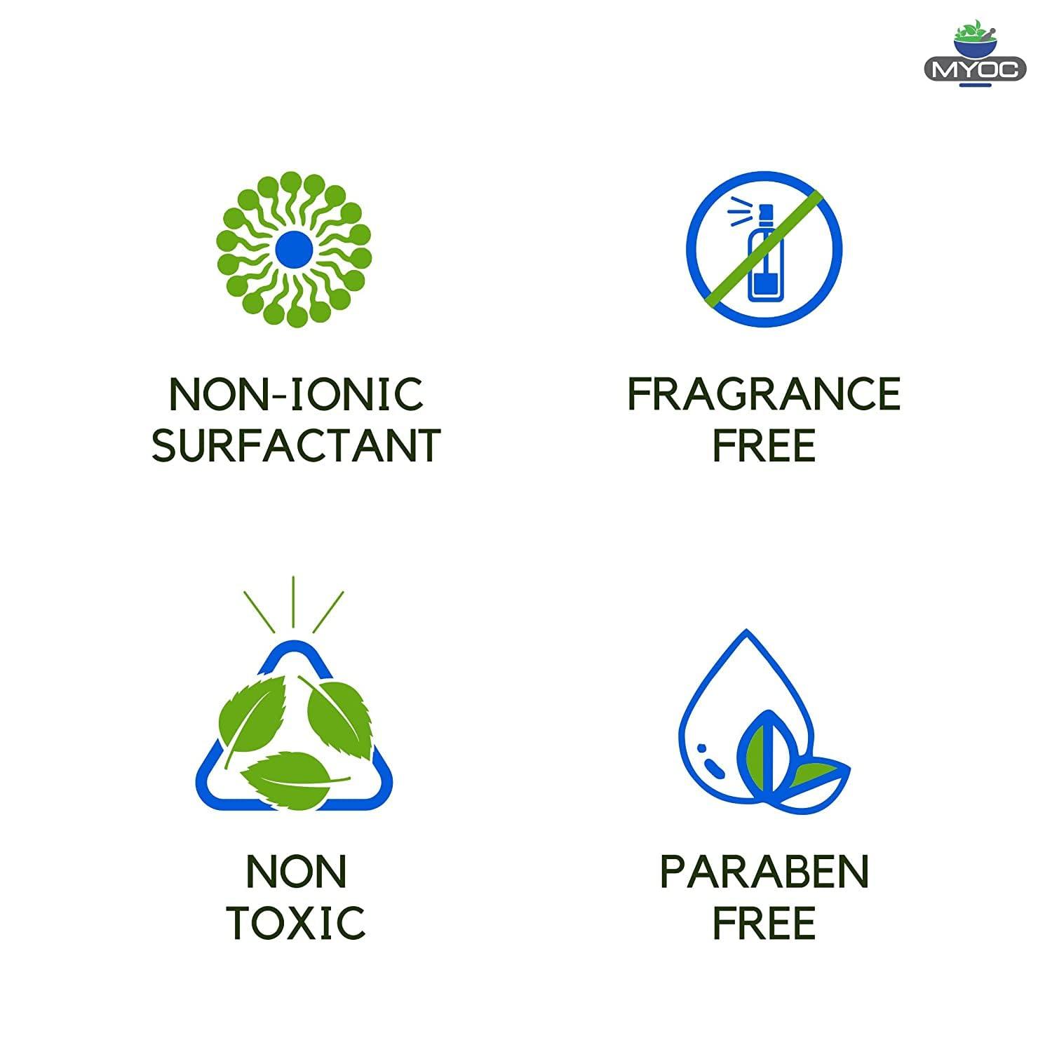 MYOC MYOC Coco-Glucoside, Natural Surfactant for Skin, Shampoo, Body Wash, Shower Gel, Coco Glucoside Bulk /8.11 FL Oz (240 ml)/ Pack of -2