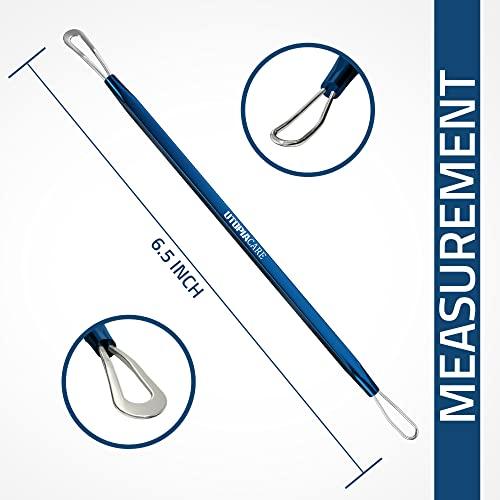 Utopia Care Utopia Care - Professional Blackhead and Blemish Remover - Pimple Comedone Removal 2-in-1 Extractor Tool - Spectrum Blue