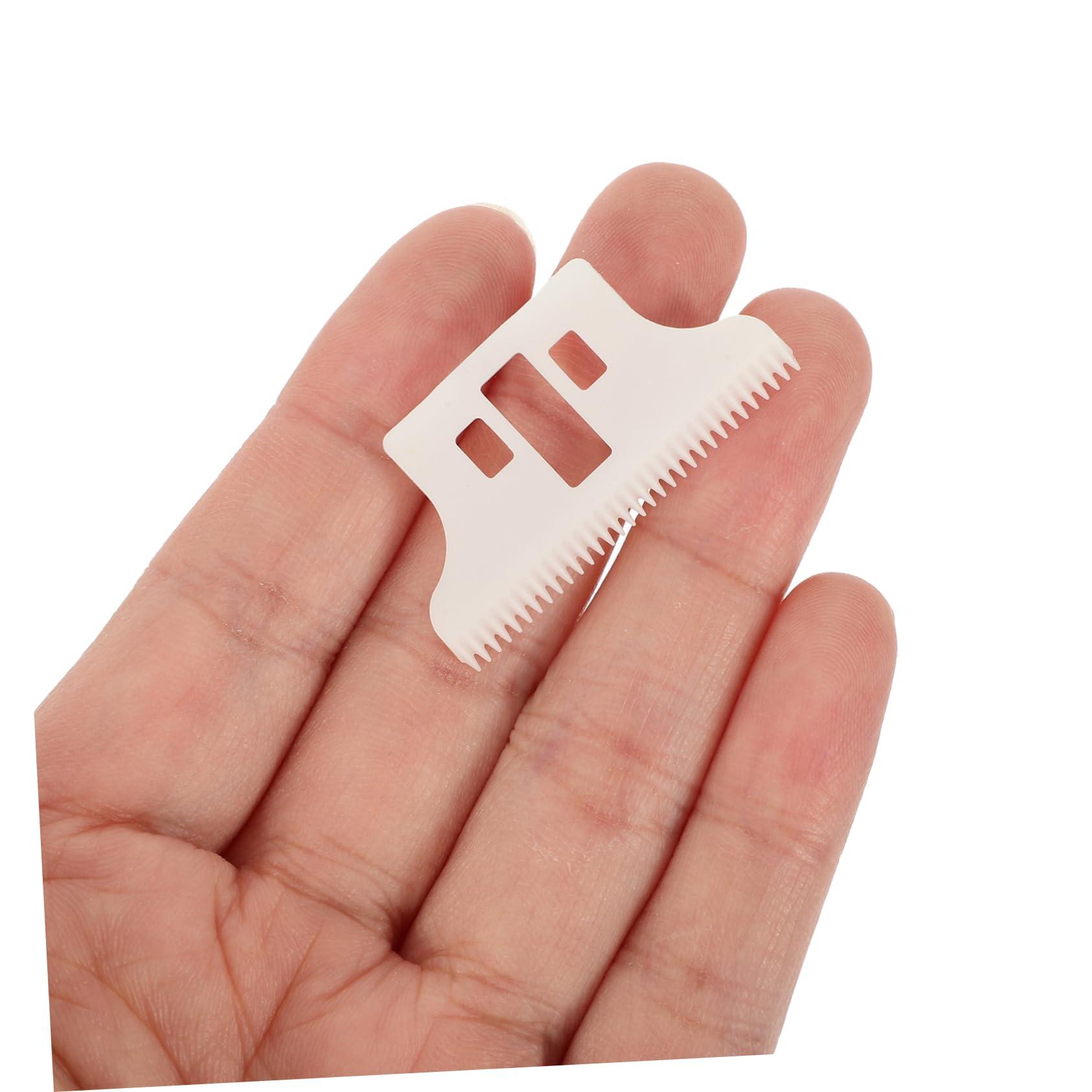 FOMIYES FOMIYES 2pcs Hair Clipper Replacement Parts White Ceramic Blades Clipper Replacement Blades Ceramics Clipper Blades