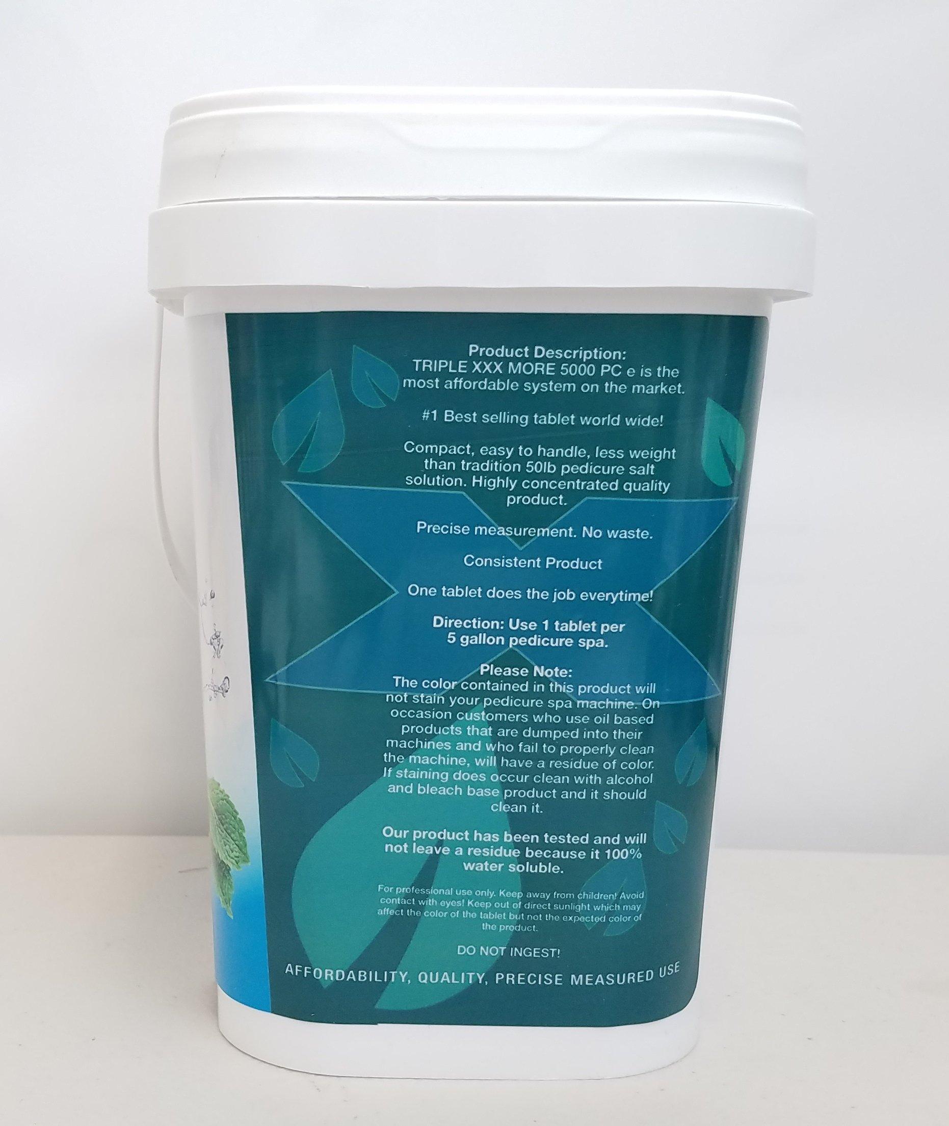 Cory Labs New Triple X MORE Pedicure Solution Tablets Mint - 5000ct