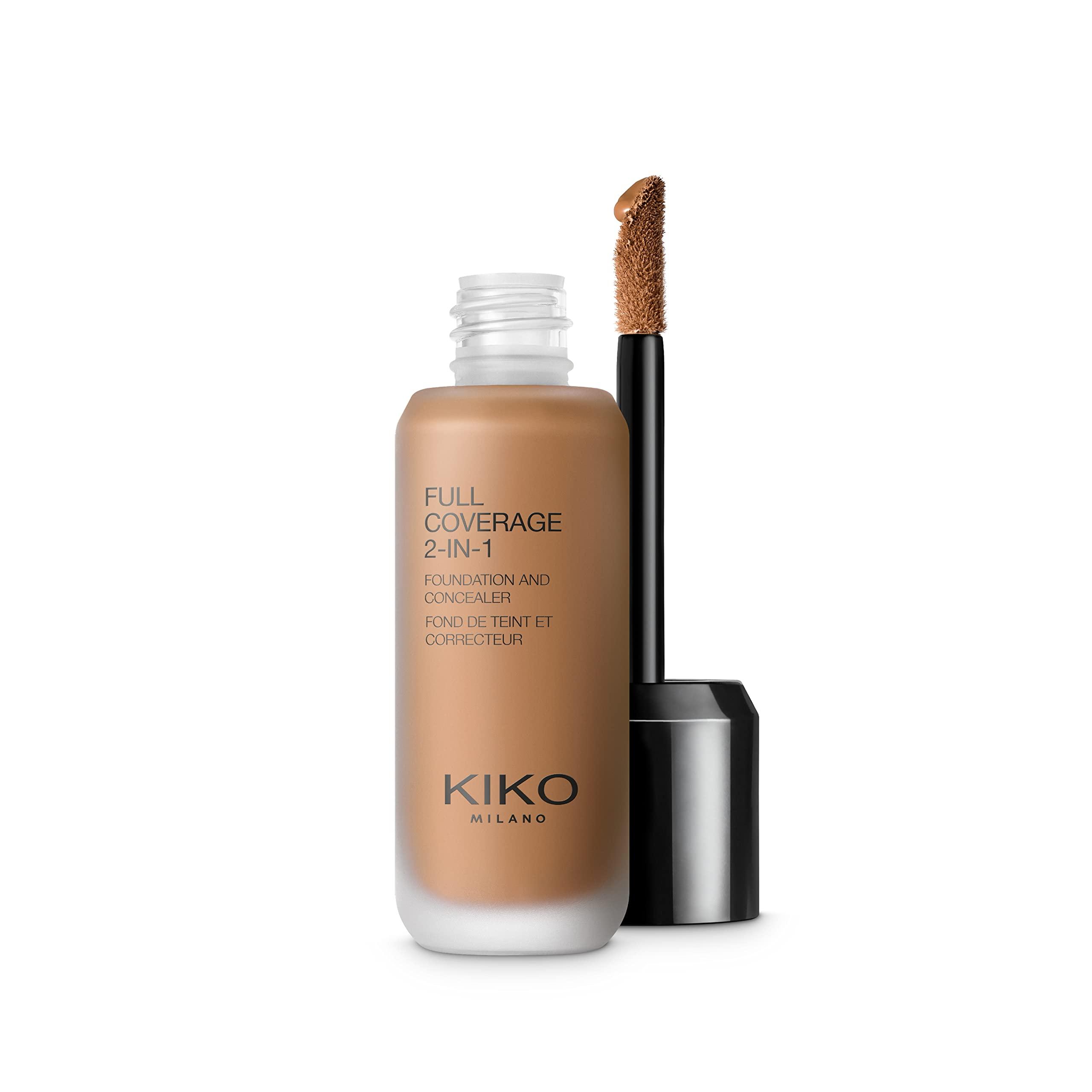 KIKO Milano KIKO Milano Full Coverage 2-In-1 Foundation & Concealer N120, 2 In 1 Foundation And Concealer, Superior Coverage