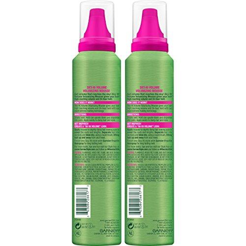 Garnier Garnier Hair Care Fructis Style Sky-Hi Volume Volumizing Mousse, 2 Count