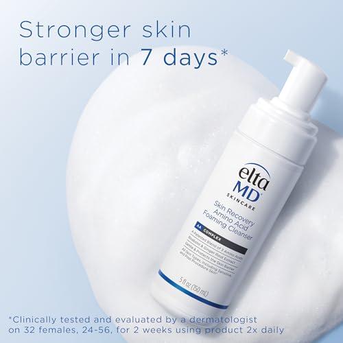 EltaMD EltaMD Skin Recovery Amino Acid Foaming Facial Cleanser, Gentle Face Cleanser for Sensitive Skin, 1.0 Fl Oz