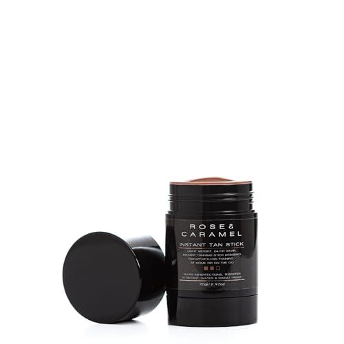 Rose & Caramel Rose & Caramel Skinstant Instant Bronze Tanning Stick, Was Off Tan Water Proof Splash Proof Sweat Proof, Colour Adapting Formula, Instant Bronze Colour
