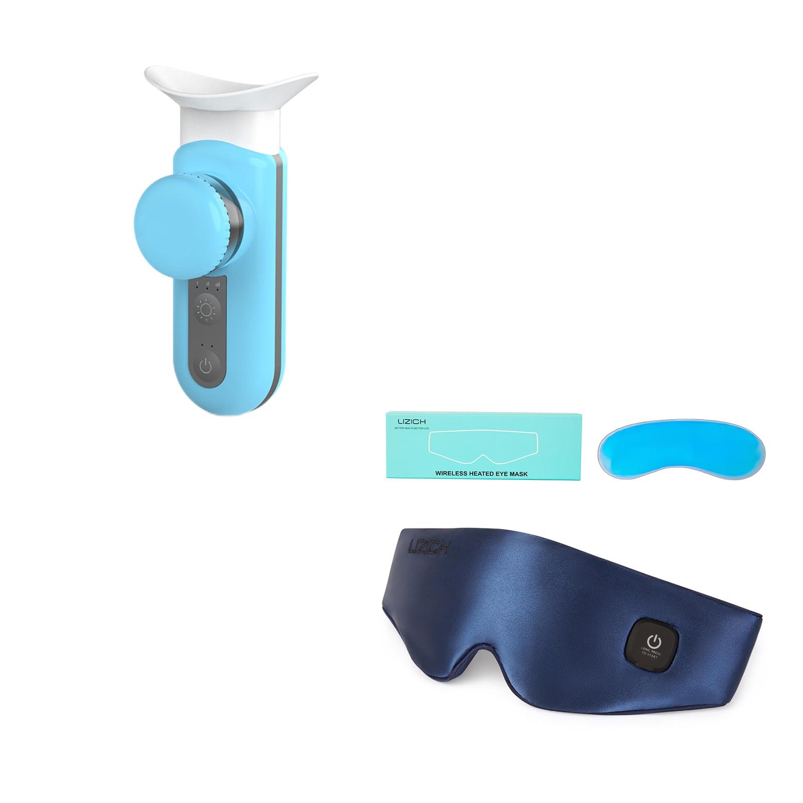 LIZICH Heated Eye mask and Eye Steamer with mosit Heat for Dry Eyes,Stye