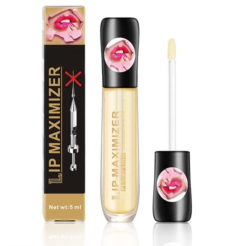 Hhkuize Cozzo Lip Plumper,Cozzo Vitamin E Lip Plumping Serum, Lip Plumper Lip Gloss,Lip Maximizer Hyaluronic Lip Plumper,Instant Lip Filler,Plumping Lip Oil Lip Enhancer Plumper Lip Care Serum (1pcs)