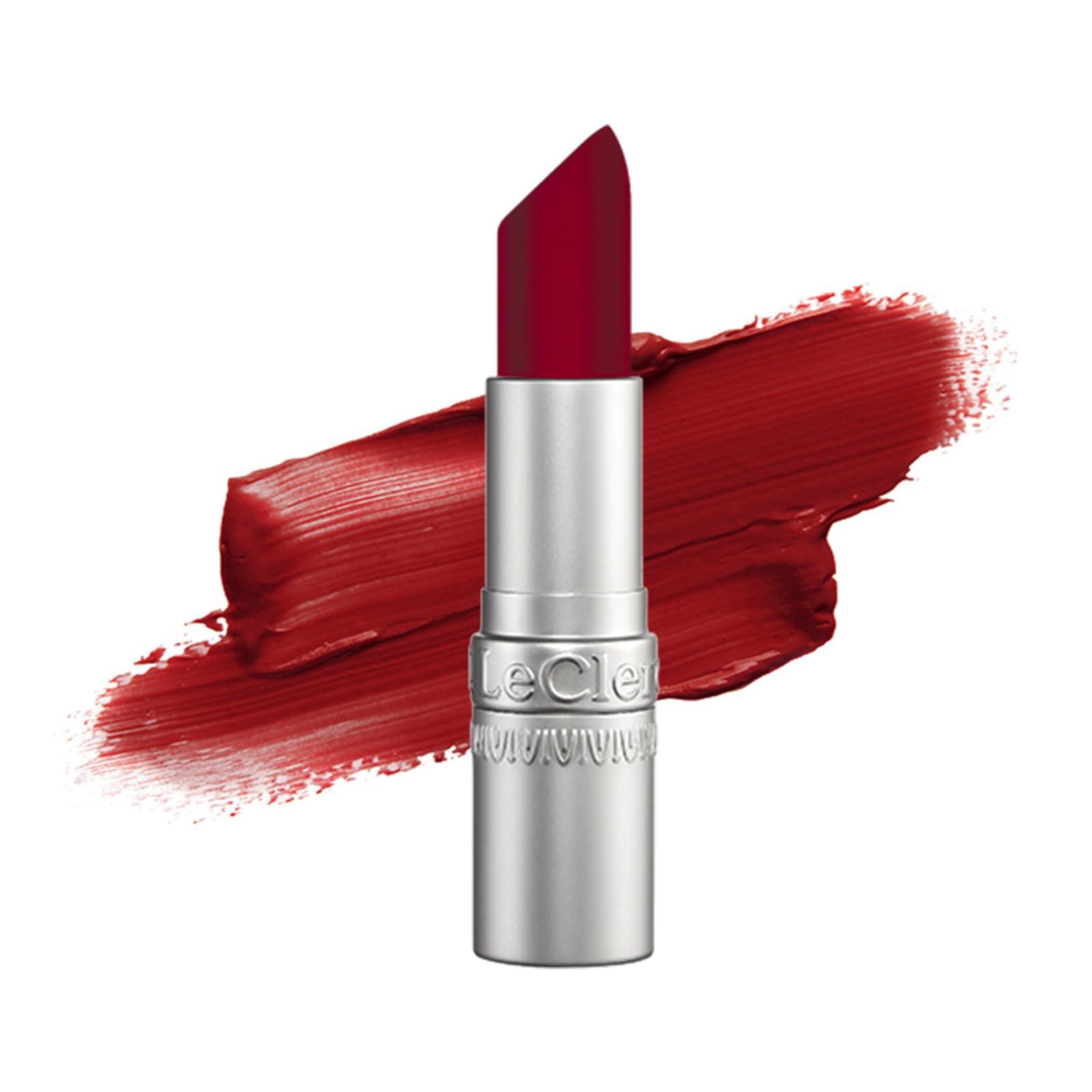 T. LeClerc PARIS 1881 T. Leclerc Satin Lipstick - Intense Lustrous Moisturizing Creamy Formula High Impact Color Pigment Long Lasting Face Makeup Red Lip Cream Hydrating Conditioning Stick Balm Made In France (Royal)
