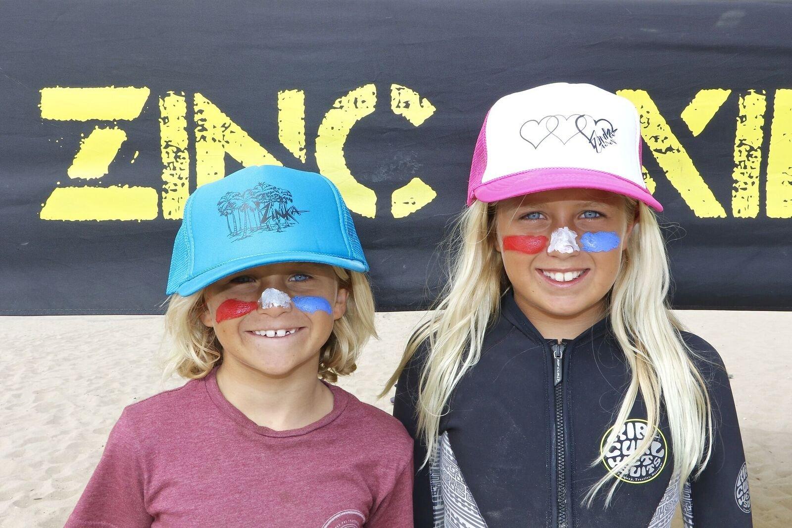 Zinka Zinka Colored Nosecoat Zinc Oxide Water Resistant 3 Pack Bundle 0.6 Ounce Tube - Blue Pink Green