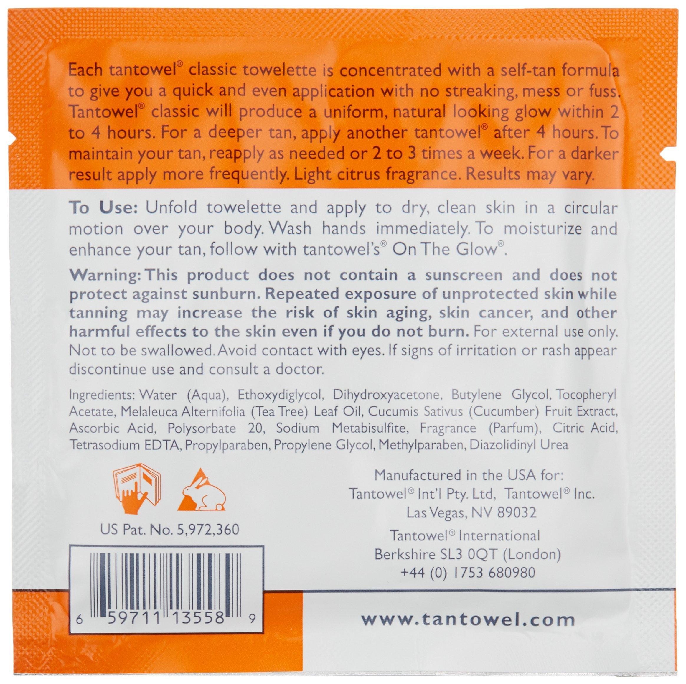 Tan Towel Tan Towel Tan Towel Full Body Classic 5 Pack, 0.5 FL OZ Each