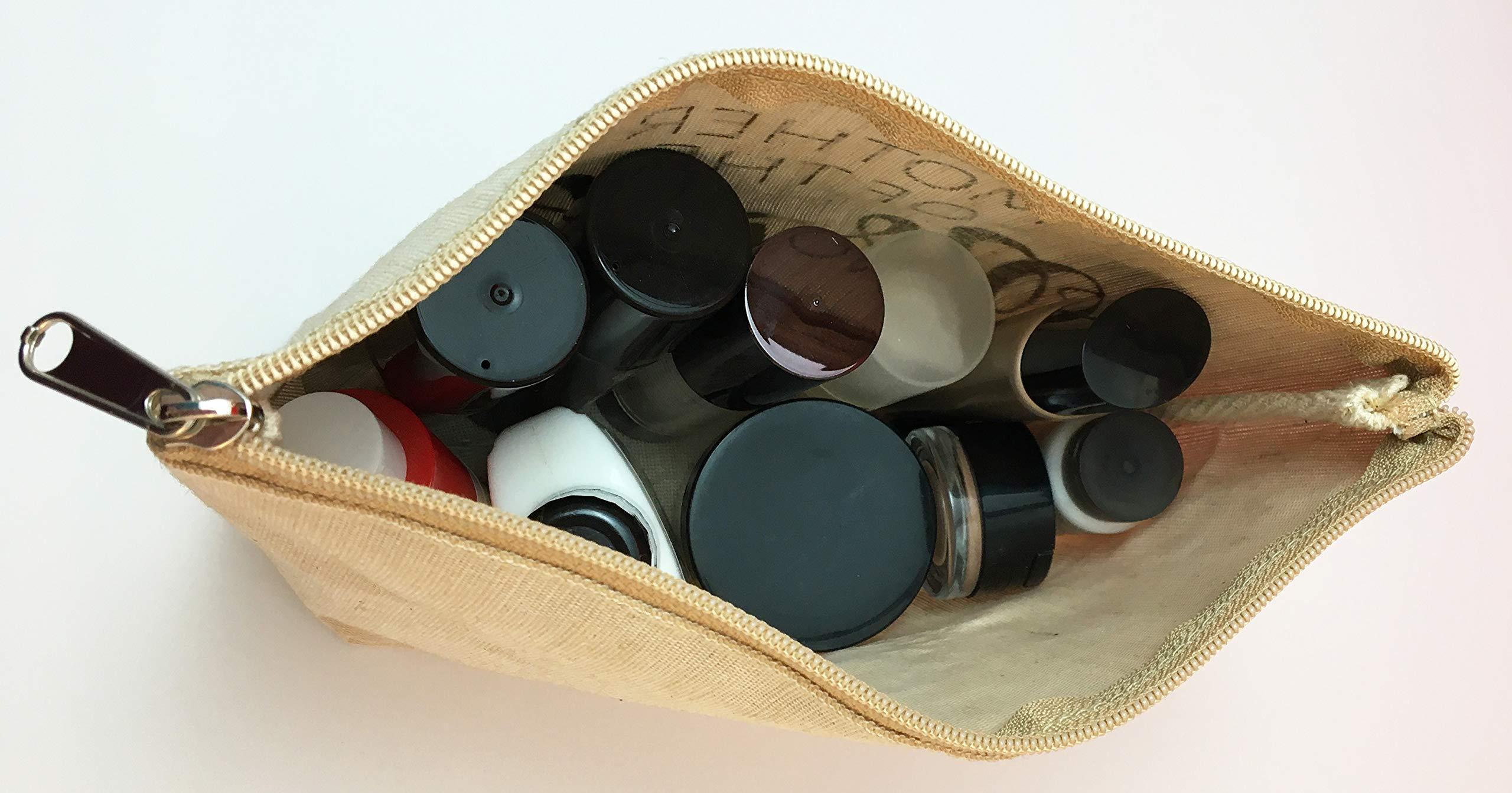 Hortense B. Hewitt Hortense B. Hewitt Wedding Accessories Lined Natural Jute Cosmetic Bag, 10 x 7-Inches, Maid of Honor