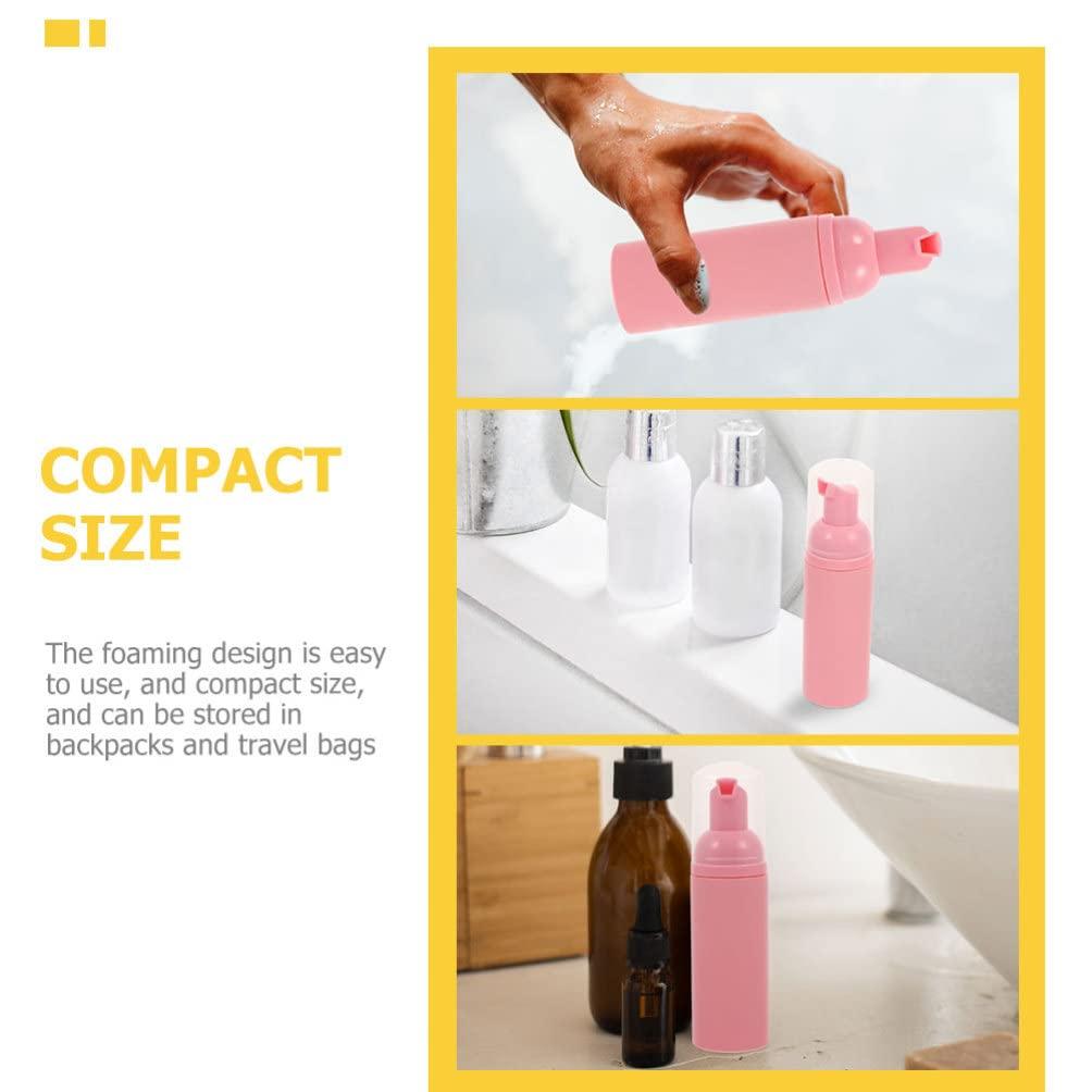 Beavorty 8pcs Frosted Foam Bottle Small Pump Bottle Travel Shampoo Bottles Foam Soap Dispenser Foam Dispenser Bottle Foaming Soap Dispenser Shampoo Pump Dispenser Bottle