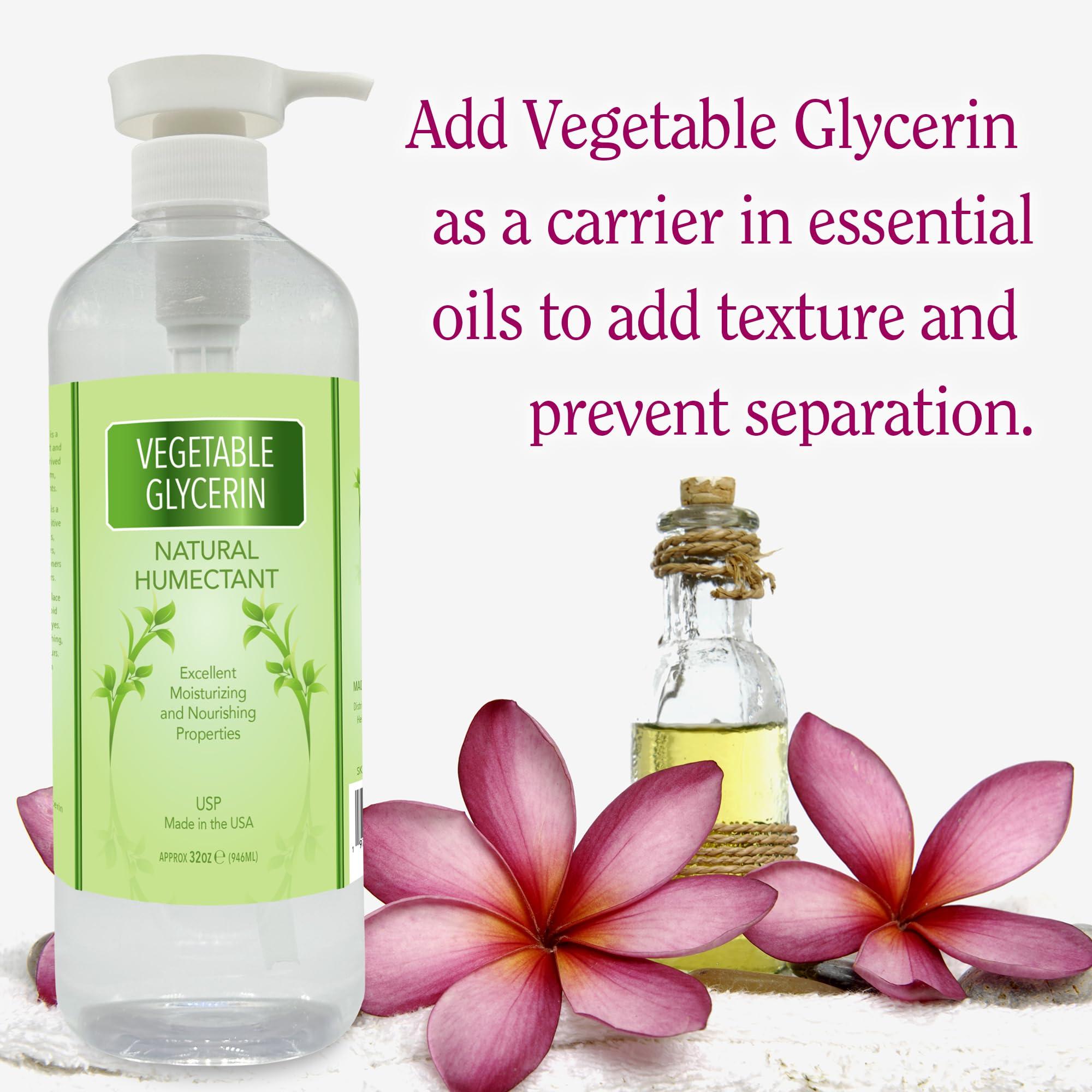 Michael Enterprise LLC Vegetable Glycerin Distributed by ME LLC, 1 Gallon, USP Kosher Food Grade, 100% Vegetable Glycerin, Natural Humectant, Use in Soaps, Moisturizers, Face Cleaners and More!