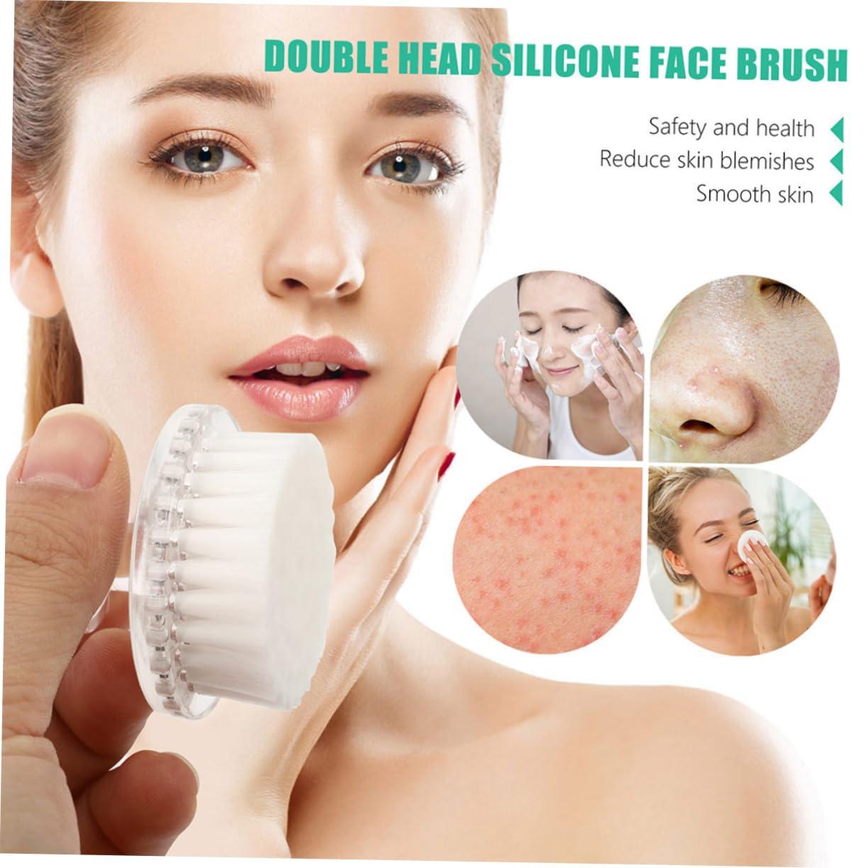 Beavorty Beavorty Face Brush Cleaner Manual 5pcs Cleansing Brush Face for Women Face Exfoliator Facial Esthetician Manual Face Facial Scrubber for Face Multifunction Miss Pp White Skin Care Products