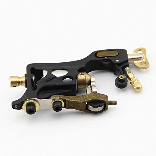 TAONE Professional Alloy Rotary Tattoo Machine Gun Motor Liner Shader Coloring Lightweight Low noise Classic Tattoo Supplies Frame Kit Beginner Tattooist (Black)