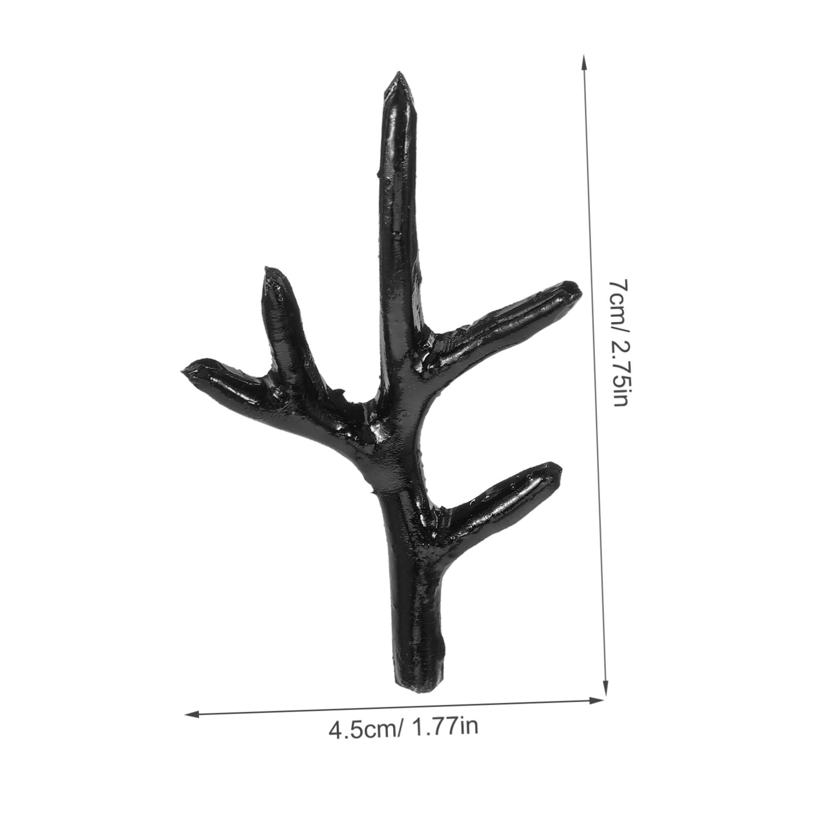 WRITWAA WRITWAA Realistic Deer Horn Plastic Headband Set Diy Deer Antlers for Christmas Halloween Unique Antler Headpiece