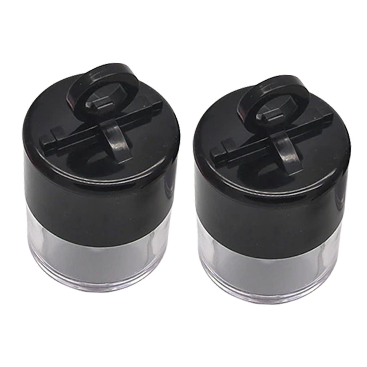 Beavorty 10 Pcs Powder Box Refillable Loose Powder Container Powder Puff and Container Cosmetics Powder Cases Makeup Powder Cases Cosmetics Powder Container Portable Loose Powder Case