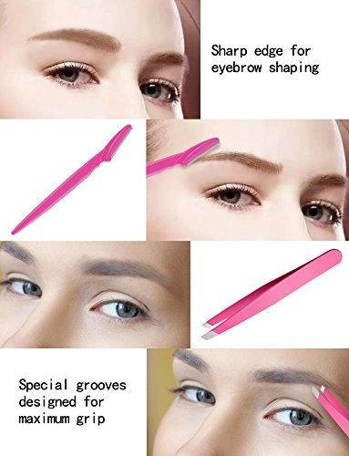 Kapmore Hair Removal Spring, Kapmore Threading Hair Removal Removes Hair on The Upper Lip, Chin, Cheeks and Sideburns Including Facial Hair Epilator with Beauty Tweezers, Eyebrow Shaping Razor