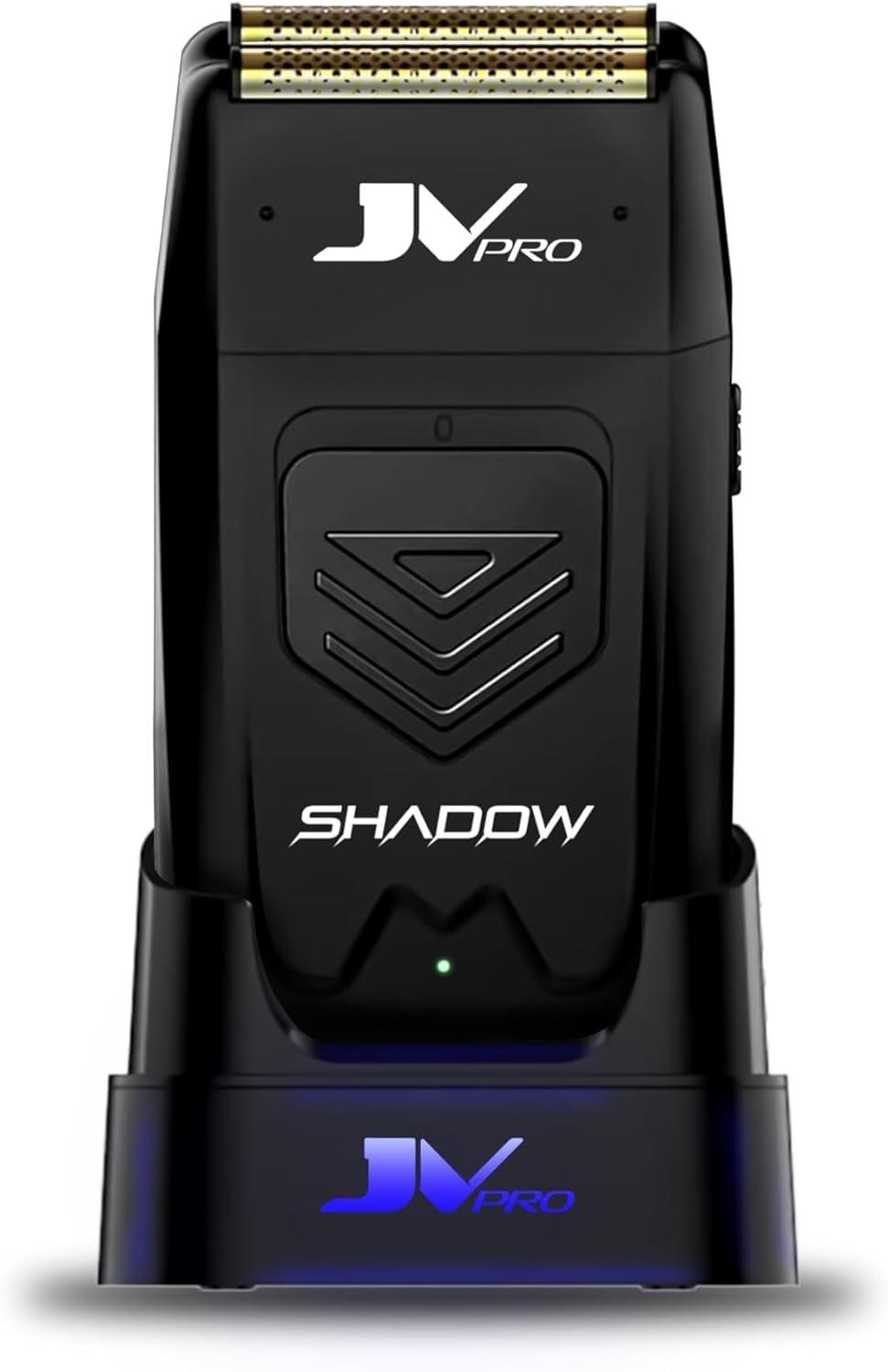 JV PRO JV PRO Shadow Premium Electric Shaver with Precision Cutting Technology - Cordless Gold Titanium Foil Shaver for Smooth, Close Shaves Rechargeable 11,000 RPM High Torque Motor