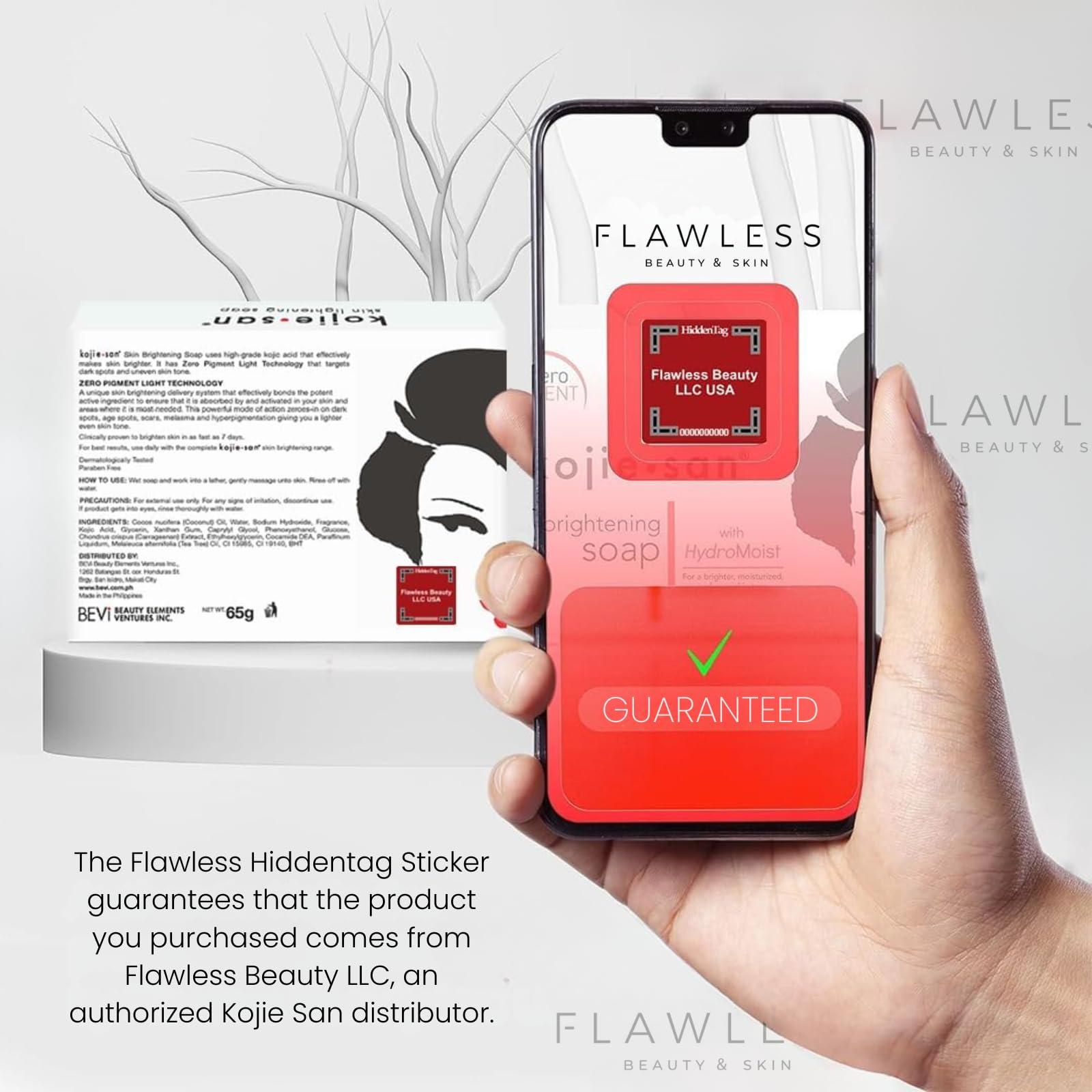 Kojie San Kojie San Dream White Soap - Skin Brightening Kojic Acid Soap with Collagen, Elastin & Coconut Oil - 135g x 2 Bars