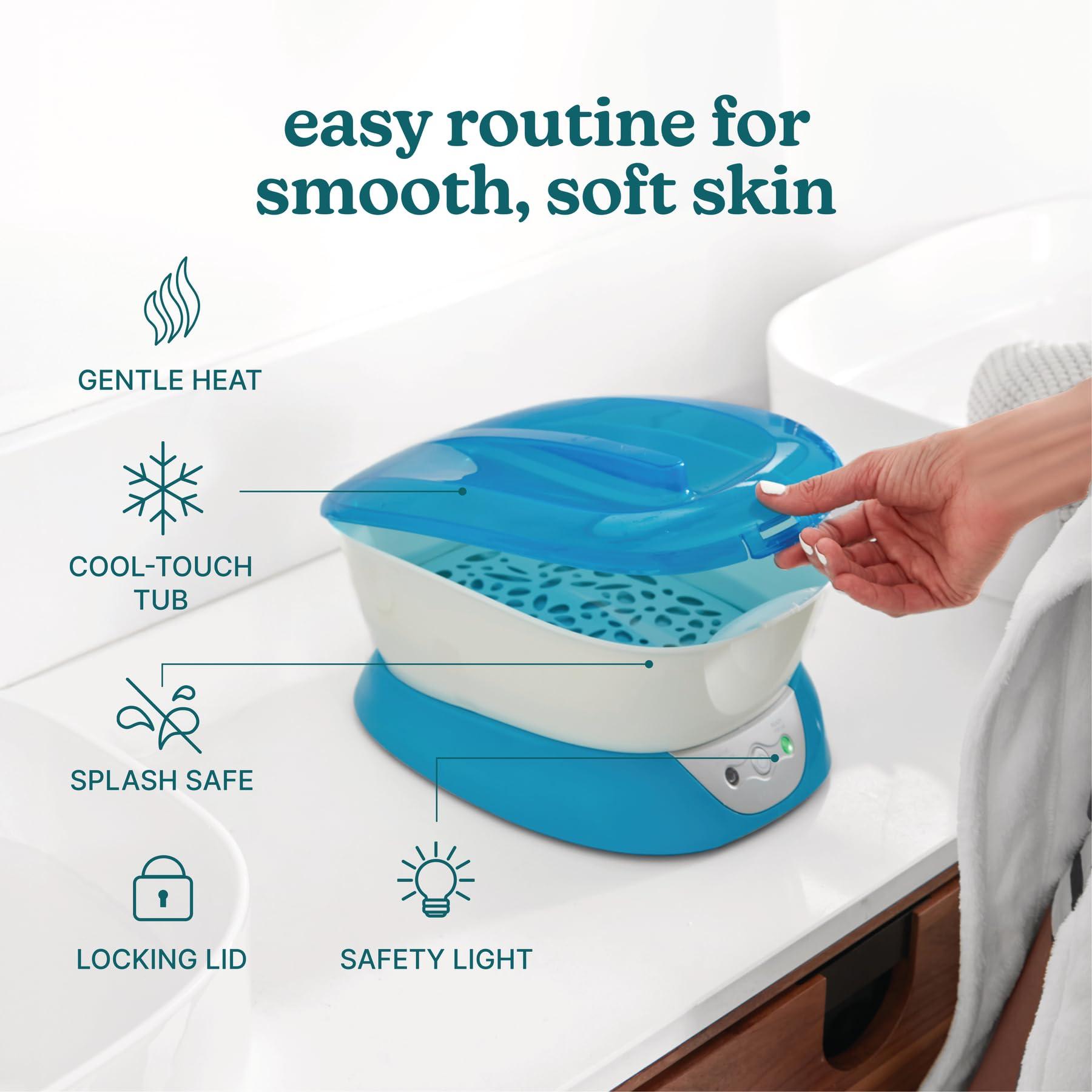 Homedics Homedics Paraffin Wax Machine for Hands - Hypoallergenic Hot Wax Hand Therapy Machine to Soothe and Moisturize Hands - Includes 3 Pounds of Wax and 20 Hand Liners