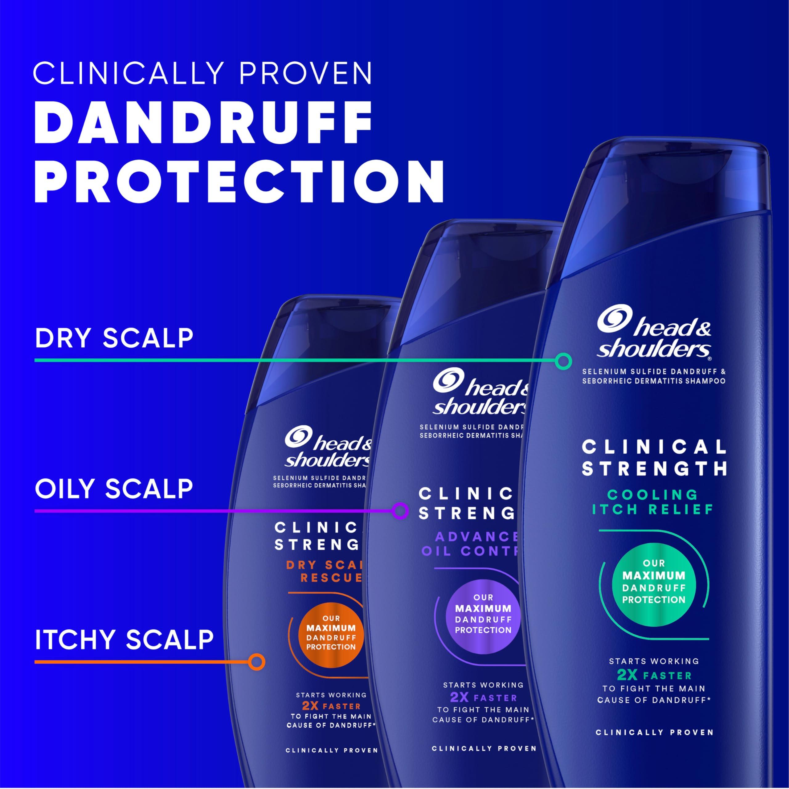 Head & Shoulders Head & Shoulders Clinical Dandruff Defense + Dry Scalp Rescue Shampoo 13.5 oz Twin Pack