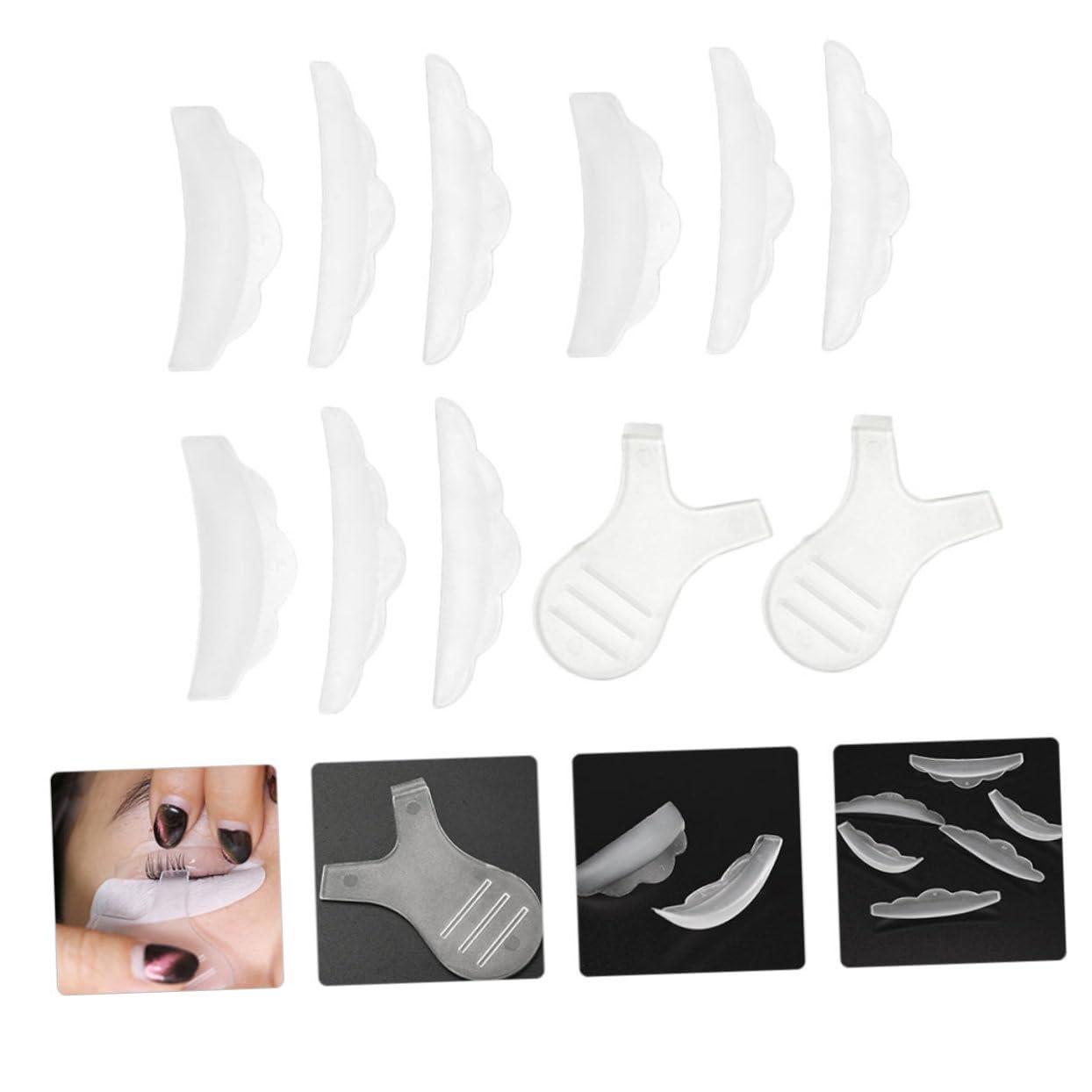 balacoo Balacoo 3 Sets Y-Shaped Mascara Brush Eyelash Extension Kit Eyeliner Stencil Eyelash Curler Eyeliner Protector Tool Kits Mascara Shield Mascara Tool Applicator White