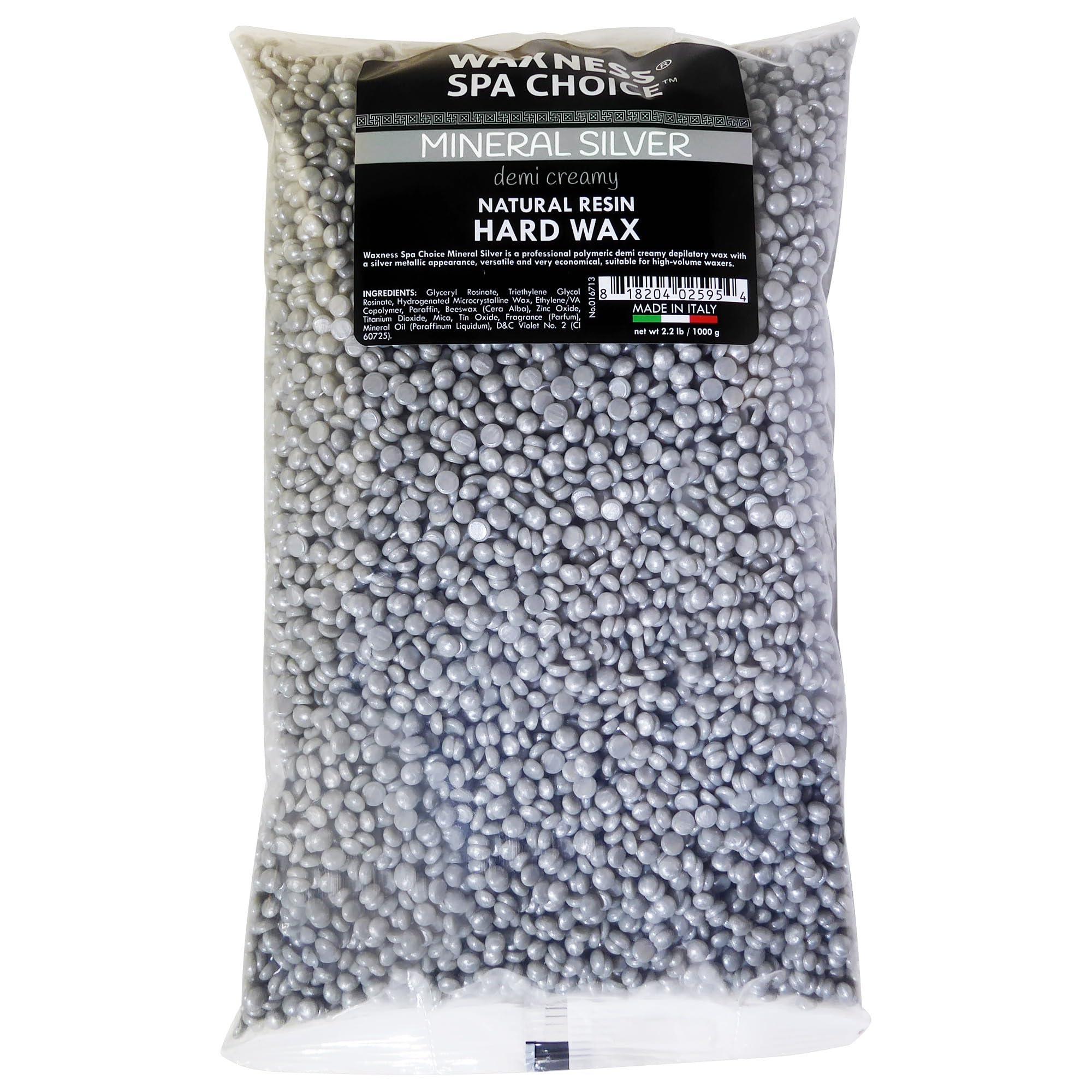 Waxness Waxness Spa Choice Assorted Hard Wax Beads 2.2 lb 1 kg Pack of 3 - Silver, Tourmaline, Gold