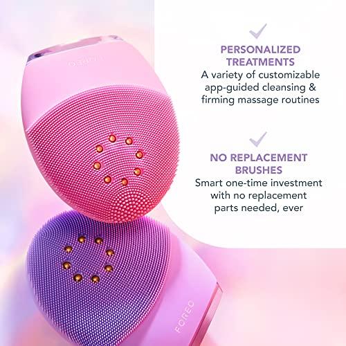 FOREO FOREO LUNA 3 plus Silicone, Facial Cleansing Brush, Face Sculpting Tool, Anti Aging Face Massager, Instant Face Lift, Enhances Absorption of Facial Skin Care Products, Normal skin
