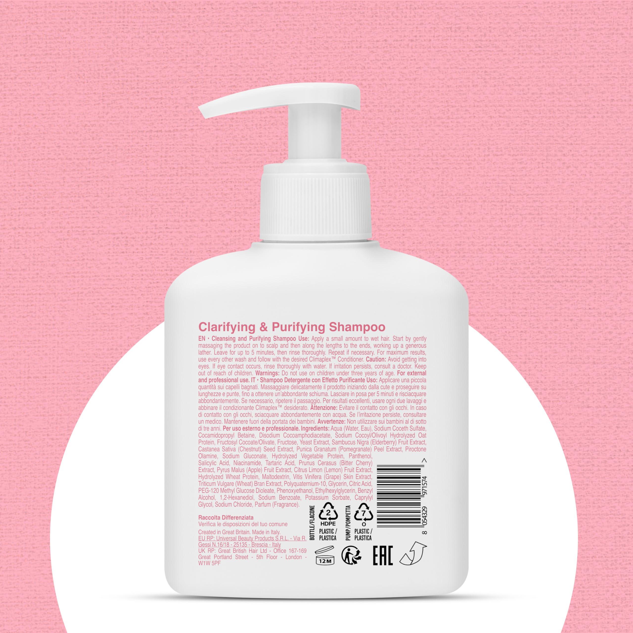 Climaplex Climaplex Clarifying and Purifying Shampoo - Refreshing and Soothing Properties - Perfect for Deeply Cleansing and Detoxifying Your Scalp - Adds Shine and Volume - Provides Healthy Growth - 8.45 oz