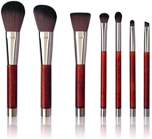 KAABETO 7pcs Makeup Brush Set Wholesale Beginner Makeup Tools-Premium Synthetic Foundation Blending Blush Concealer Eye Face Liquid Powder Cream Cosmetics Brushes Kit with Bag Soft bristles