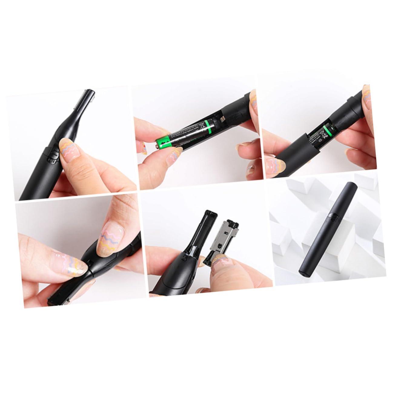 Hemoton Hemoton Eyebrow Shaver Electric Eyebrow Trimmer Trimming Detachable Head Waterproof Perfect for Women Grooming Tool