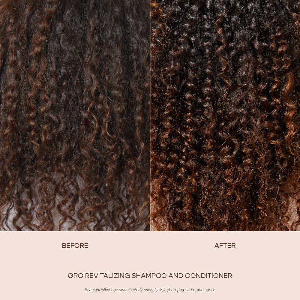 VEGAMOUR VEGAMOUR GRO Revitalizing Shampoo, Support Thicker, Fuller Looking Hair, Shampoo Formulated Without Sulfates for Thinning Hair with Vegan Keratin, Natural Citrus Scent (1.6 fl. oz.)