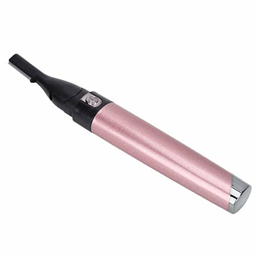 Dioche Electric Eyebrow Trimmer Pen Shape Eyebrow Shaver Flexible Shaving Facial Hair Remover Women Face Shaver for Home Travel Use(02)