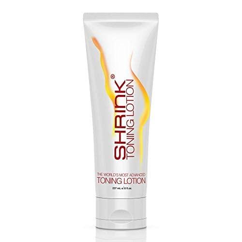 shrink Shrink Toning Lotion - Heat Activated Cellulite Cream and Firming Body Lotion for Women and Men - Body Cream for Stomach, Tummy, and Body - with Caffeine, Vitamin E, Skin Tightening Body Cream (8oz)