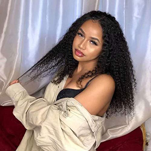 Genrein 8A Grade Curly Human Hair Bundles Brazilian Curly Virgin Human Hair Weave 3Bundles 100% Unprocessed Human Hair Extensions 16 18 20 inch Remy Human Hair Wefts Total 300g