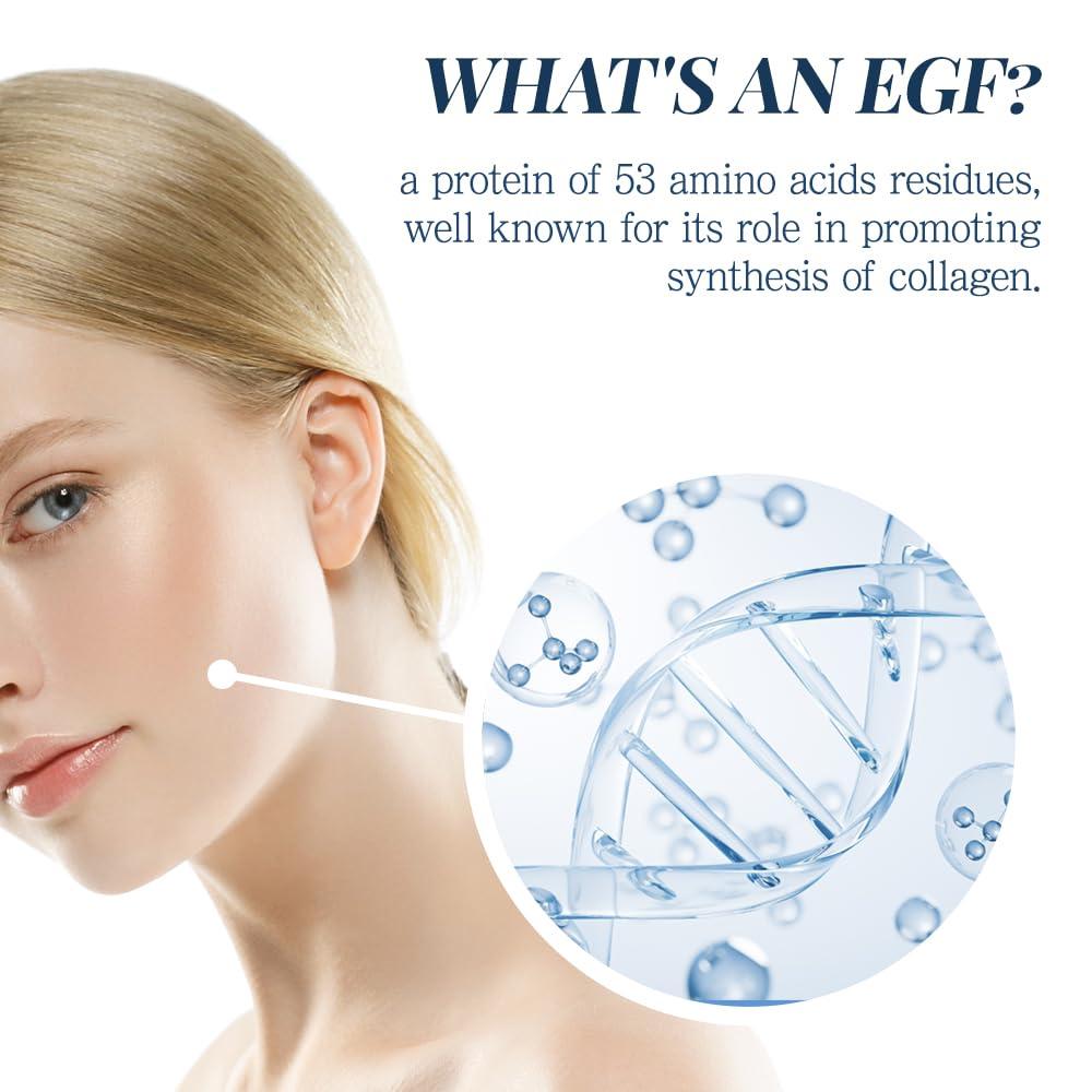 FOREST OF THE BORGES'S EGF Serum Epidermal Growth Factor 1.7 Fl. Oz. / 50ml / face serum cosmetic ingredients for skin serum korean egf growth factor egf ample after microneedling