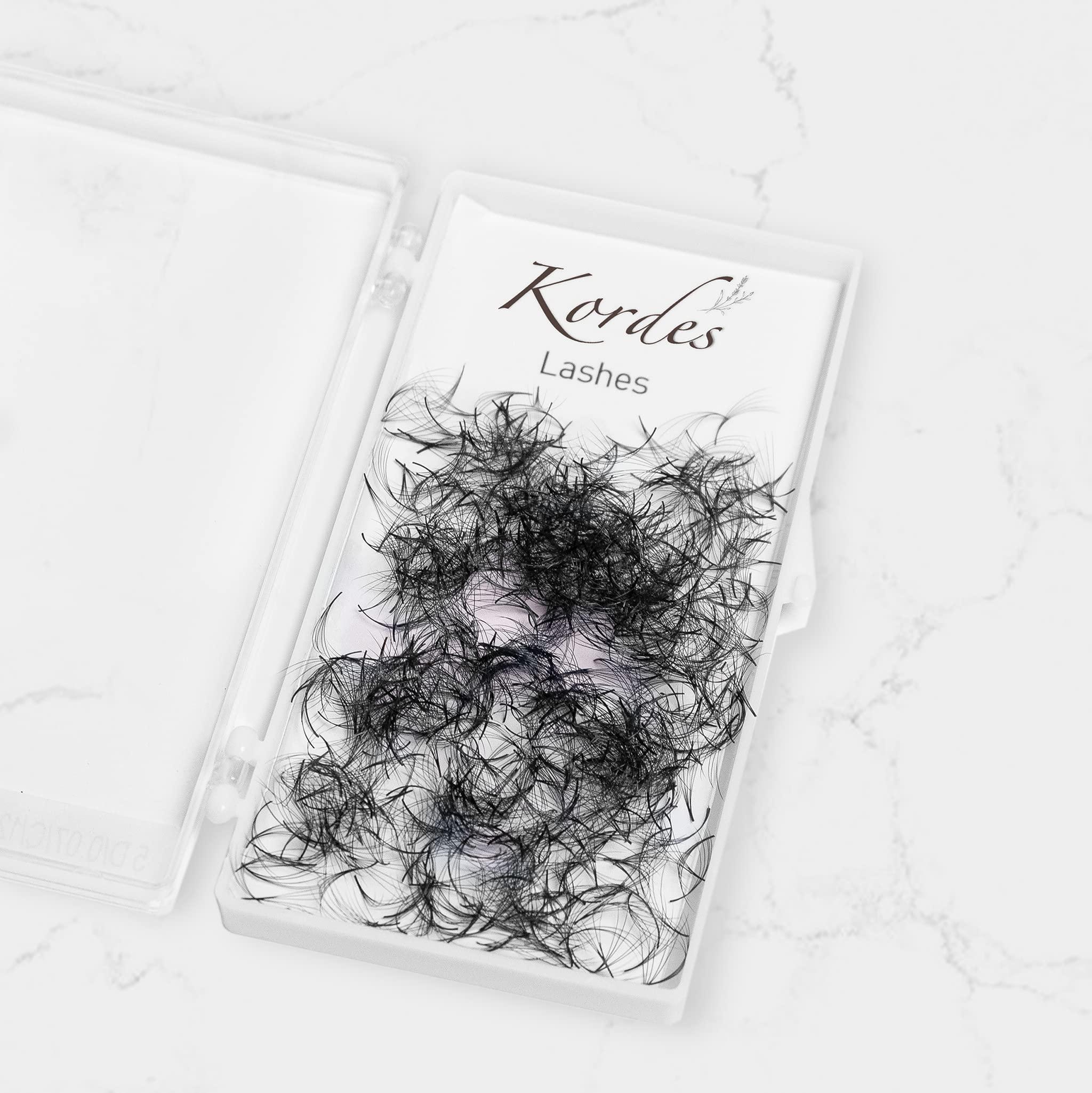 Kordes D Curl Premade Fans Lash Extensions Mix Size 8mm-17mm - Promade Volume Eyelash Extensions D Curl (5D 11mm)