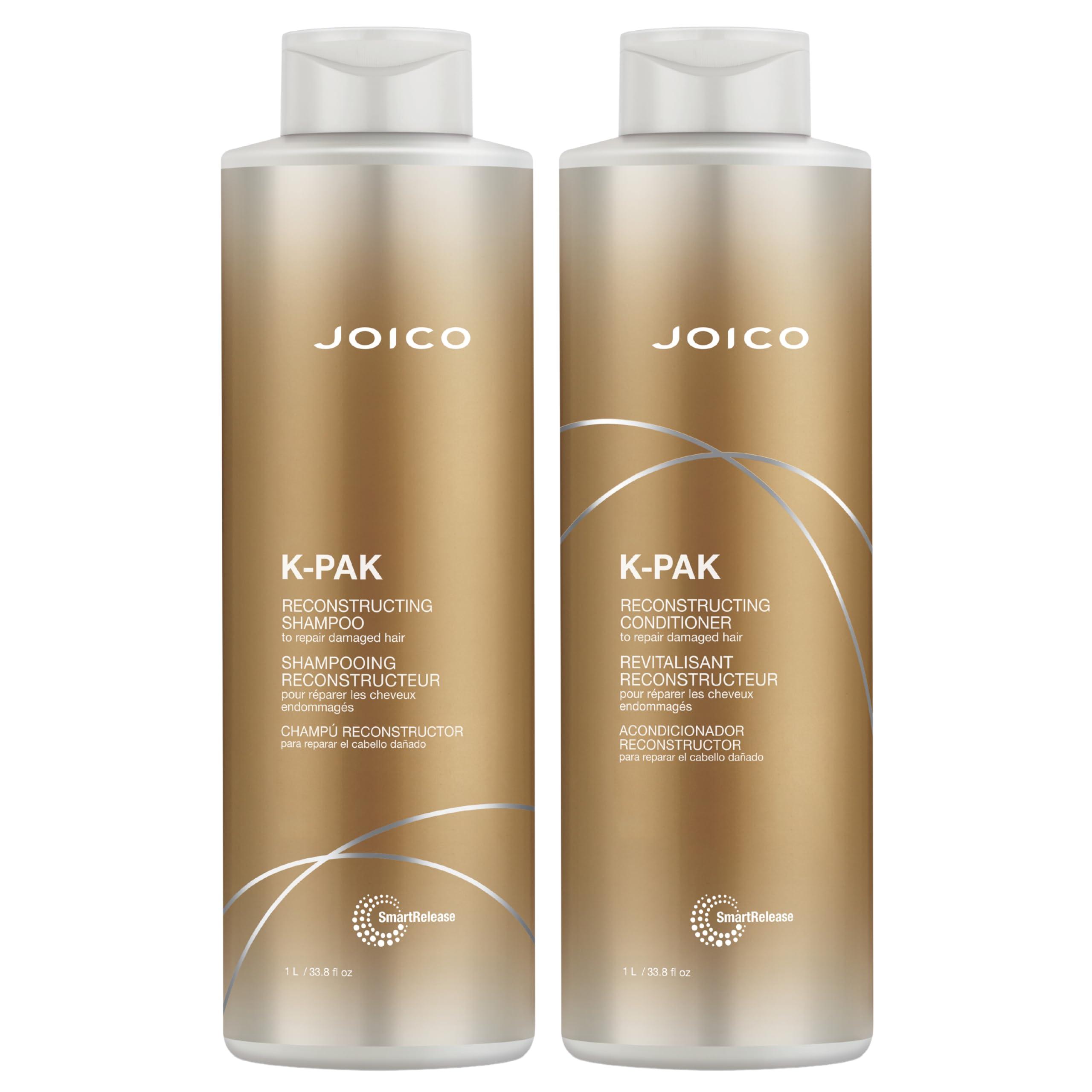 Joico Joico K-PAK Daily Shampoo & Conditioner Set to Repair Damage, 33.8-Ounce