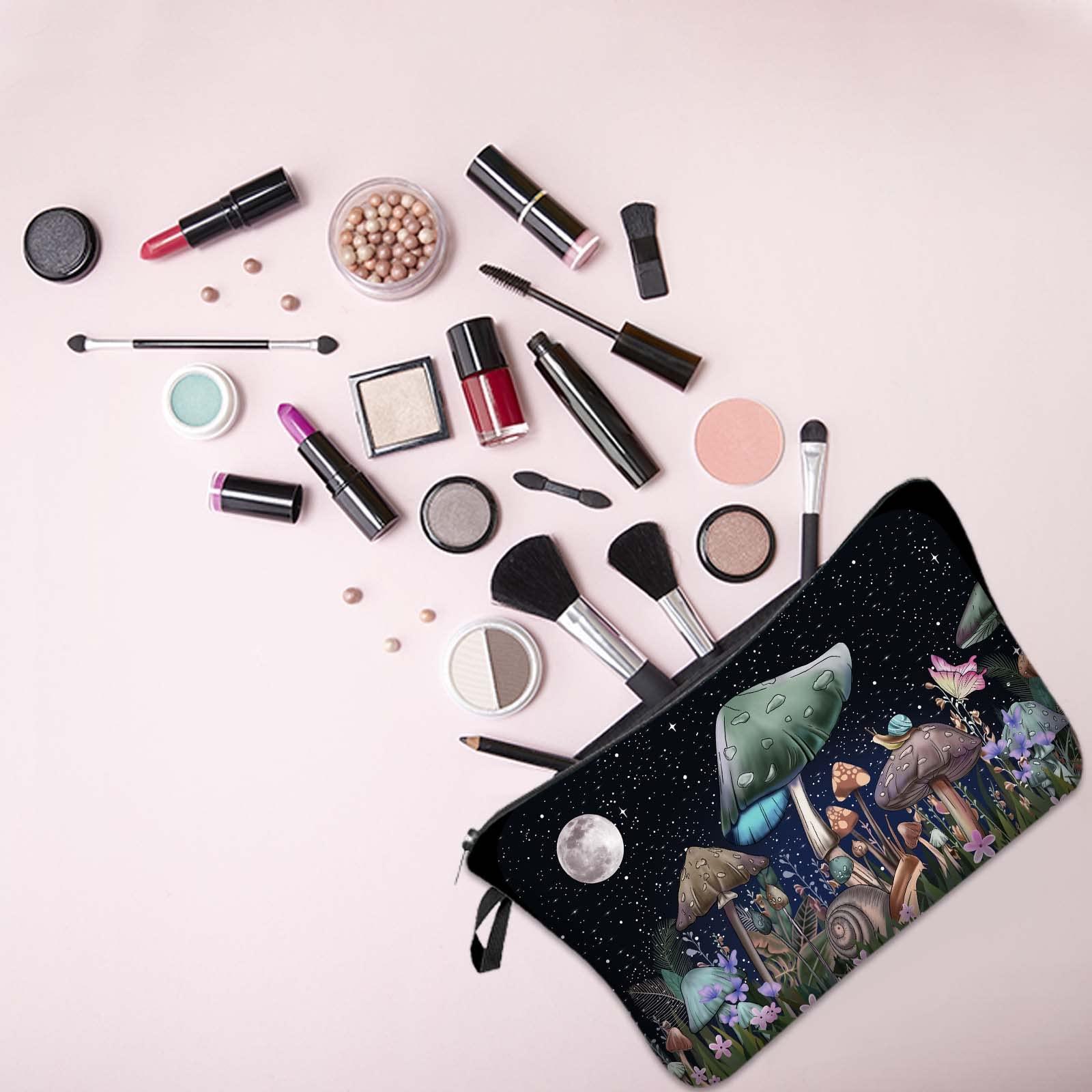 Koolmox Koolmox Canvas Makeup Bags, Canvas Zipper Pouch Bulk, 40 Pack 9x7\'\' Large Cosmetic Pouch Plain Craft Blanks Bag for Women to Personalize Decorate Tie Dye Vinyl Print to Travel Cosmetic Toiletry Pouch