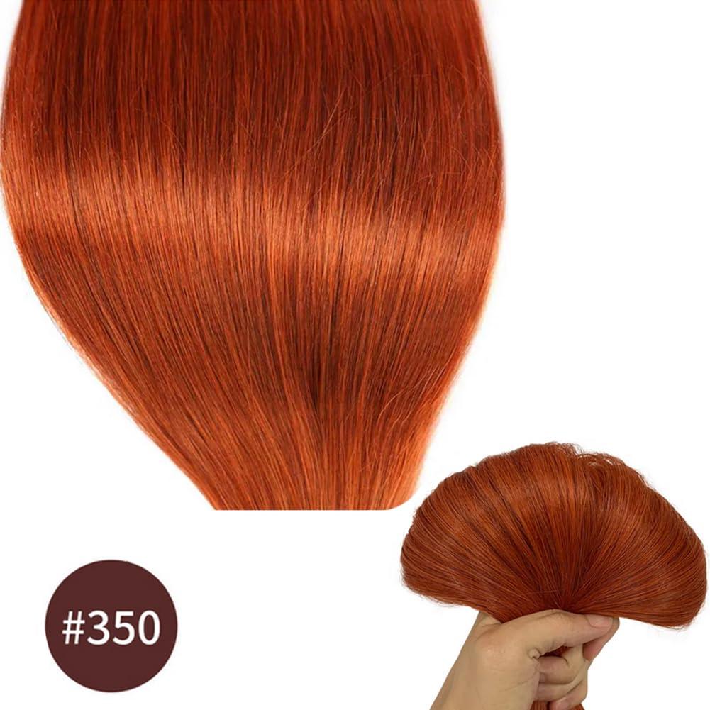 Kiss darling LASHES Straight Clip In Hair Extensions Real Human Hair 28 Inch 7pcs 120g Remy Real Hair Extension Clip ins #350 Copper Red Silky Straight Full Head Soft Natural Extension