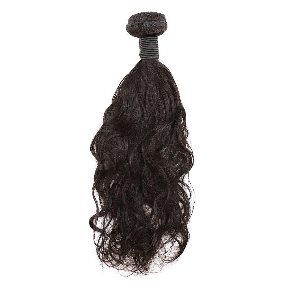 sent hair Sent Hair Human Hair 3 Bundles 8A Natural Wave Weave Double Weft Brazilian Virgin Hair 100% Unprocessed Bundle Hair Extensions 16\"18\"20\"Natural Color Bundles
