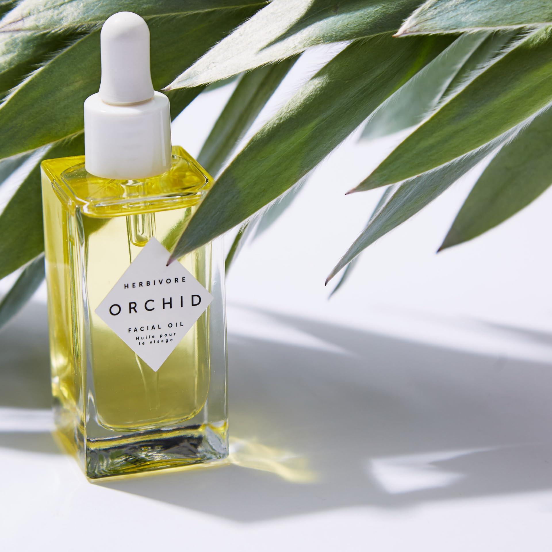 HERBIVORE HERBIVORE Orchid Antioxidant Facial Oil Dewy Hydration, Radiant Glow, Combination to Dry Skin, Anti Aging, Vegan, 50mL / 1.7 oz