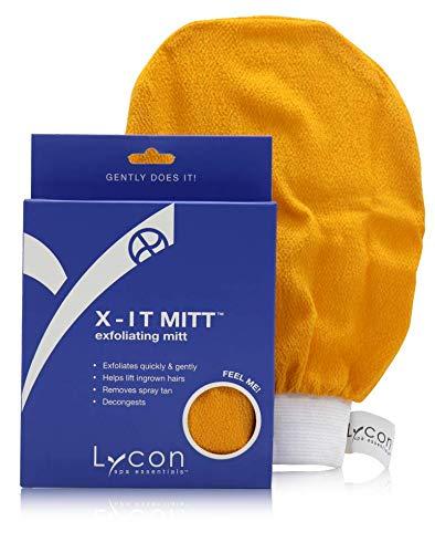 Lycon Ingrown-X-It Post Waxing Care Kit - Ingrown Hair Remover Treatment - Includes 125ml Ingrown Hair Solution and Exfoliating Mitt - Ingrown Hair and Razor Bump Treatment