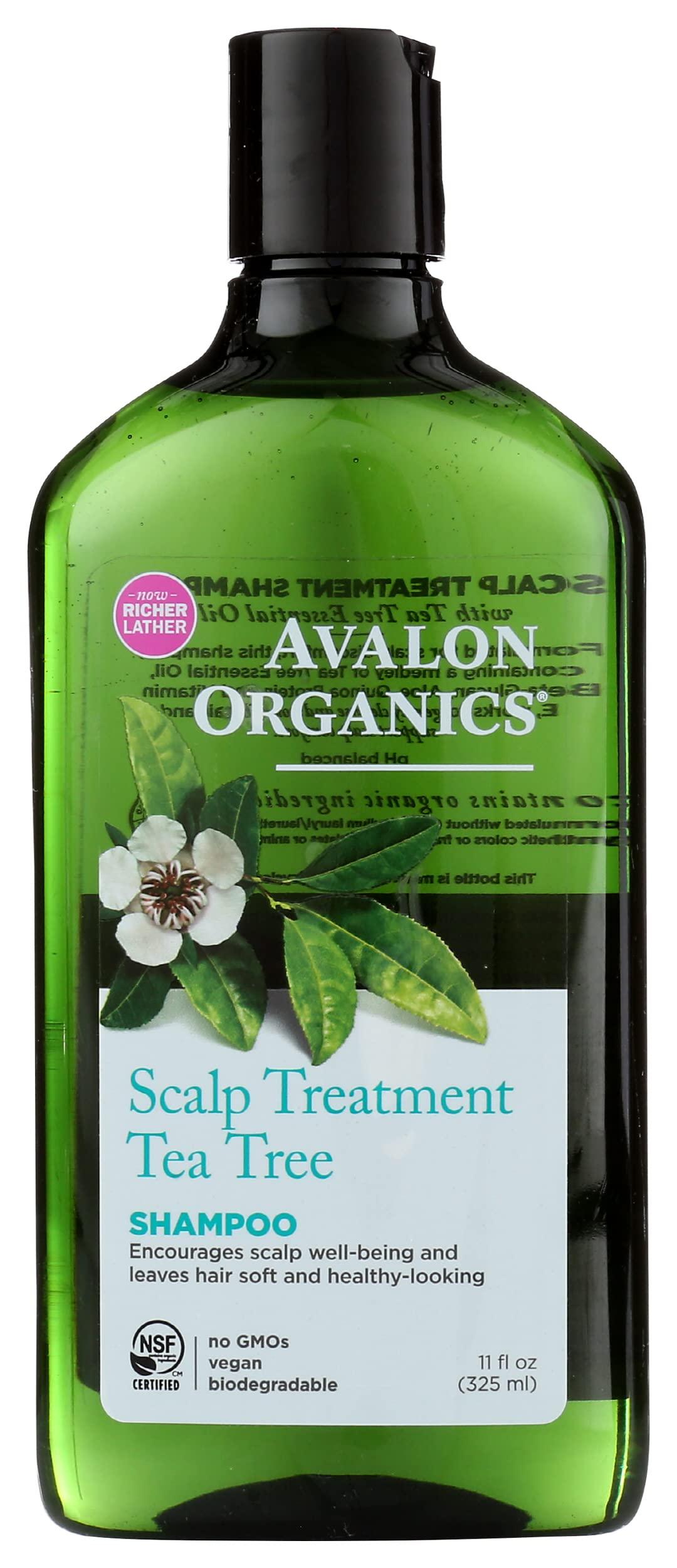 Avalon Organics Avalon Organics Shampoo, Scalp Treatment Tea Tree, 11 Oz