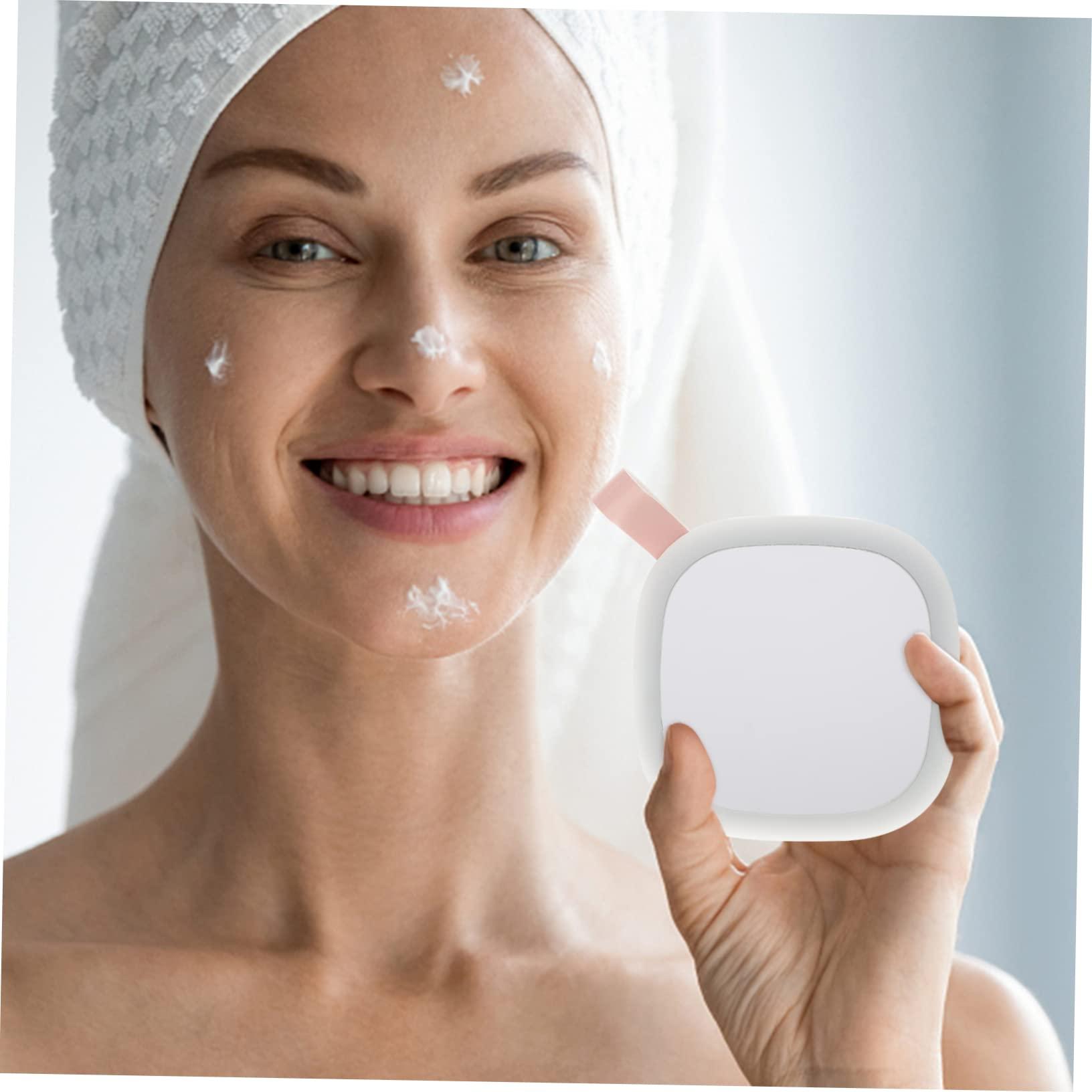 UTHCLO UTHCLO Small Pocket Mirror LED Makeup Supplies LED Makeup Mirror for Women Compact Portable Mirror Night Light 1pc