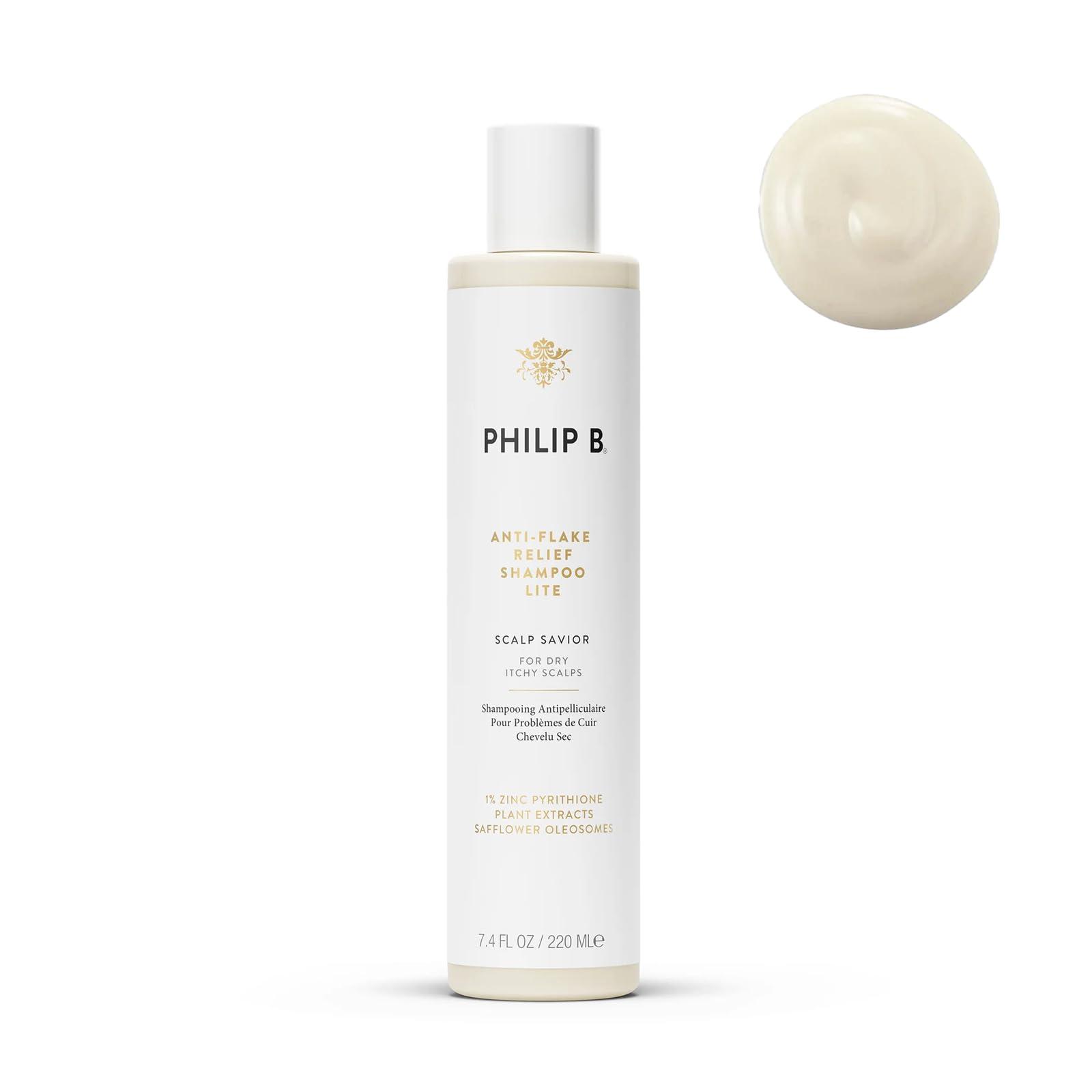 PHILIP B PHILIP B. Anti-Flake Relief Shampoo Lite 7.4 oz. (220 ml), for Dry, Itchy Scalps - Instant Soothing Relief for Lasting Comfort