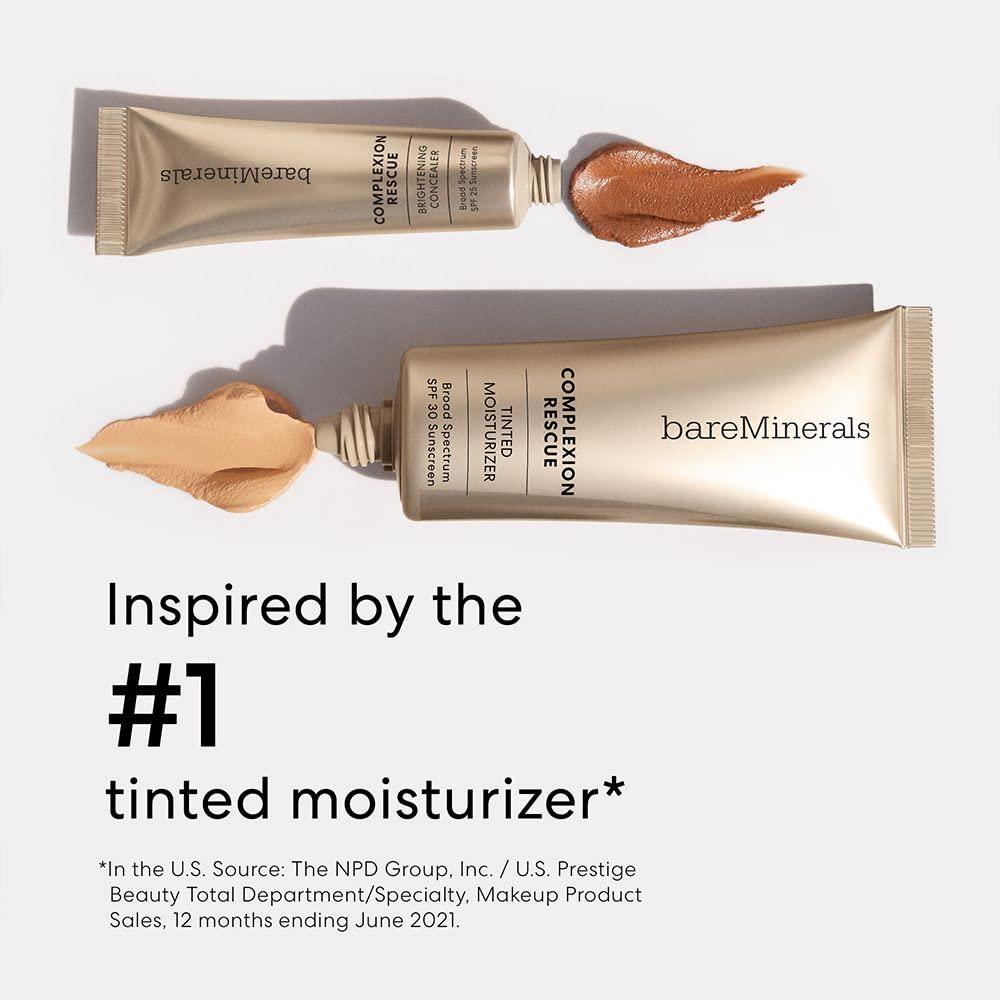 bareMinerals bareMinerals Complexion Rescue Brightening Under Eye Concealer with Mineral SPF 25 + Hyaluronic Acid, Ultra-Lightweight Hydrating Eye Concealer, Vegan