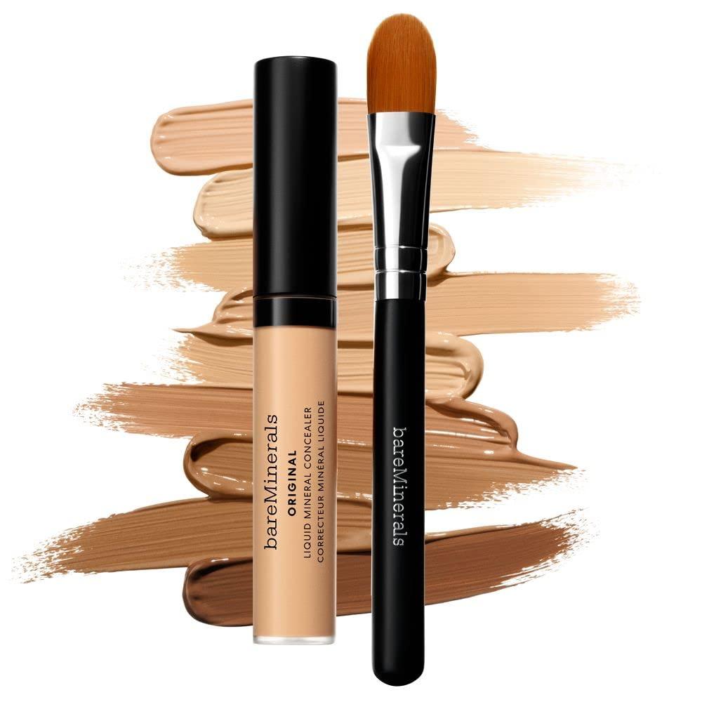 bareMinerals bareMinerals Original Liquid Mineral Concealer, Brightening Dark Circle Eye Concealer, Reduces Look of Fine Lines, Buildable Coverage, Vegan