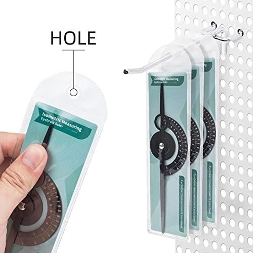 SURORAIN Eyebrow Golden Ratio Caliper Stencil Ruler Makeup Measure Eyebrow Guide Ruler Permanent Tools Calipers Tattoo Eyebrow Line Lip Double Scale Tattoo Stencils Sliding Gauge (Black)