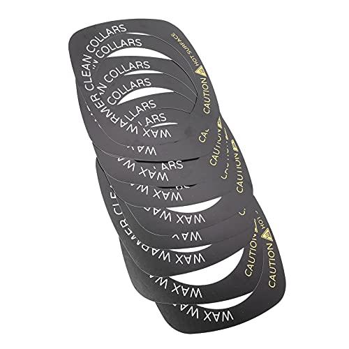 Brrnoo 10pcs Professional Wax Warmer Collar, Wax Heater Protective Ring Accessory for Most Standard Size Wax Heaters (Square)